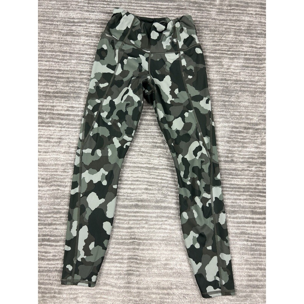 Athleta Leggings Womens XS Lightning Camo 7/8 Tight Camouflage Pockets